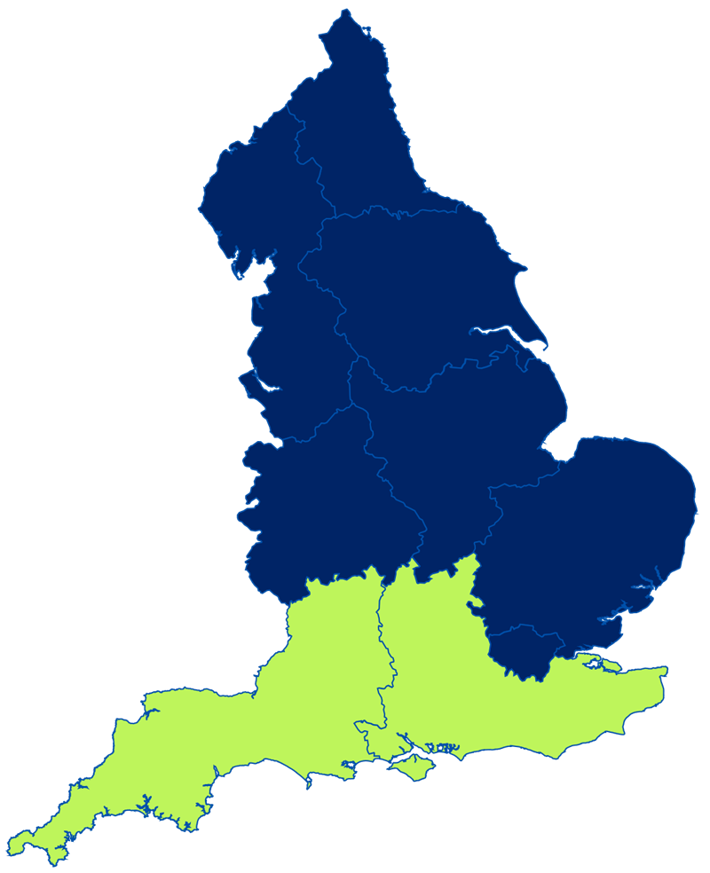 uk map south england